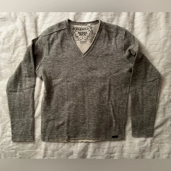 Vintage Diesel Royal Rock Diamond wool sweater unisex size L